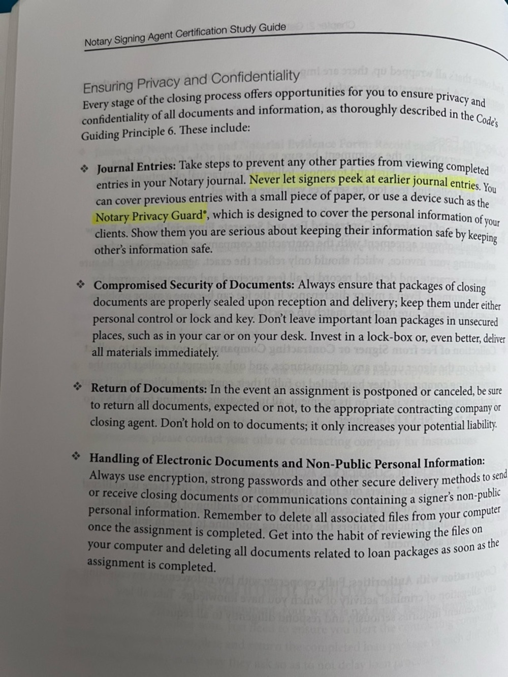 Notary Signing Agent Certification Study Guide - NNA National Notary Assoc. - Picture 8 of 9